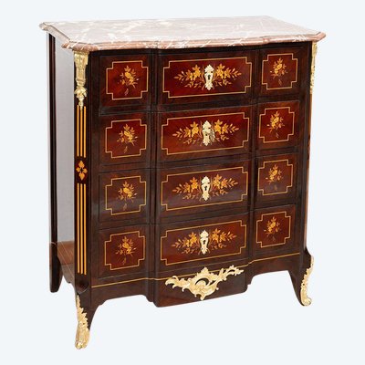 Antique Napoleon III chest of drawers, France, 19th century.