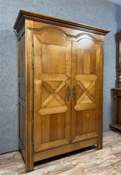 René Trotel: Louis XIV-style armoire, stamped circa 1950