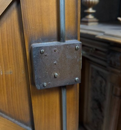 René Trotel: Louis XIV-style armoire, stamped circa 1950