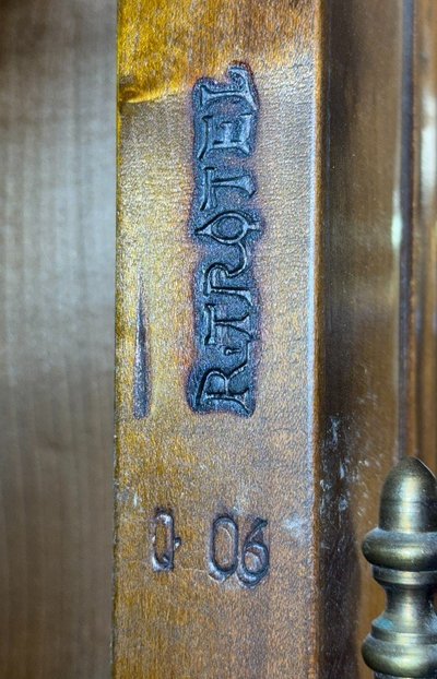 René Trotel: Louis XIV-style armoire, stamped circa 1950