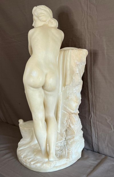 Carrara marble sculpture by FIASCHI EMILIO 19th century