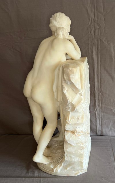 Carrara marble sculpture by FIASCHI EMILIO 19th century