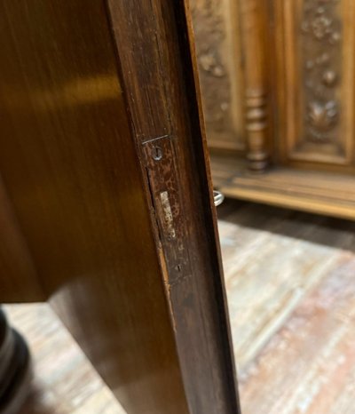 Art Nouveau oak and burr wood sideboard, circa 1900