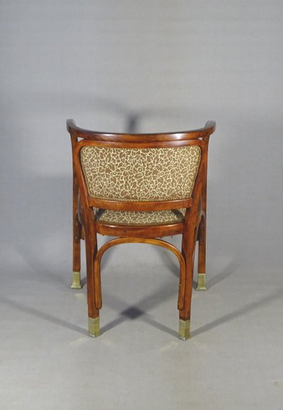 Fauteuil KOHN N°715 par Gustave Siegel, Ca 1905 , tapisserie Backhausen au choix - No Thonet