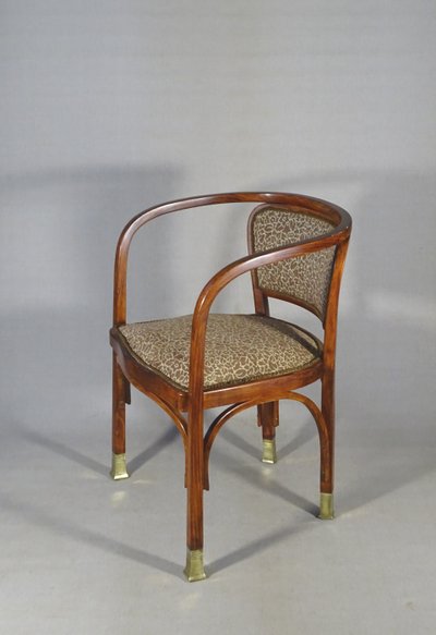 Fauteuil KOHN N°715 par Gustave Siegel, Ca 1905 , tapisserie Backhausen au choix - No Thonet