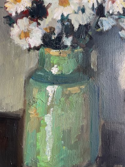 Bouquet of daisies - impressionist still life