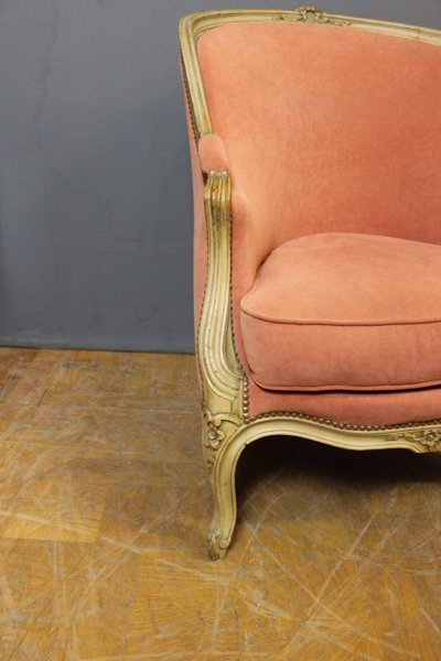 Pair Of Louis XV Style Painted Beech Bergères Circa 1900