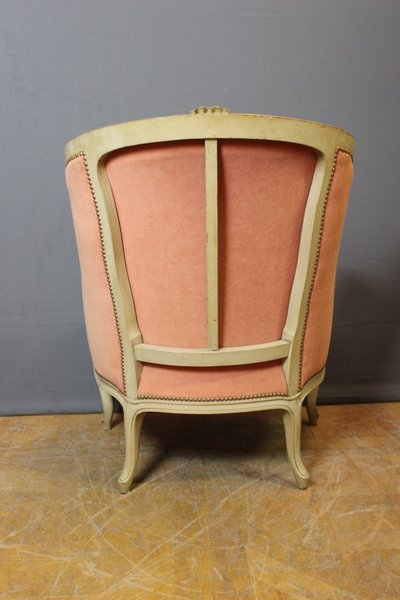 Pair Of Louis XV Style Painted Beech Bergères Circa 1900