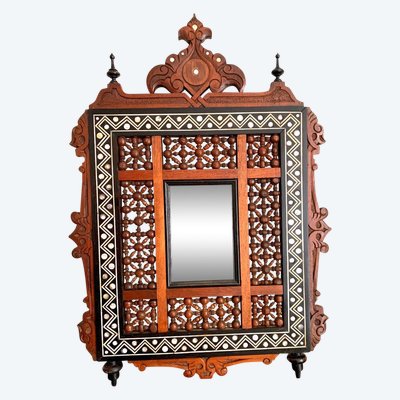 Orientalist Ivory And Mother Of Pearl Photo Frame