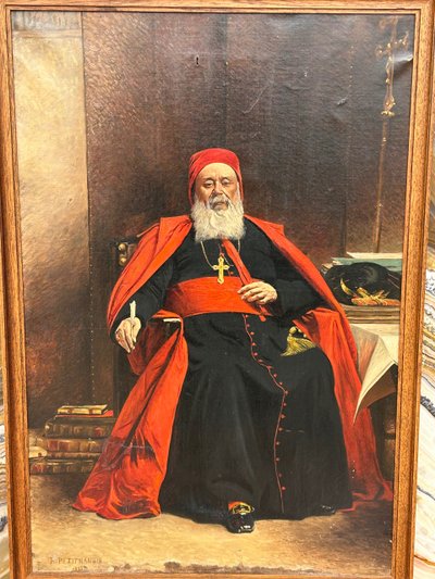 Portrait of Cardinal Charles Lavigerie, Archbishop of Algiers (1825-1892) H Petitmangin 1899