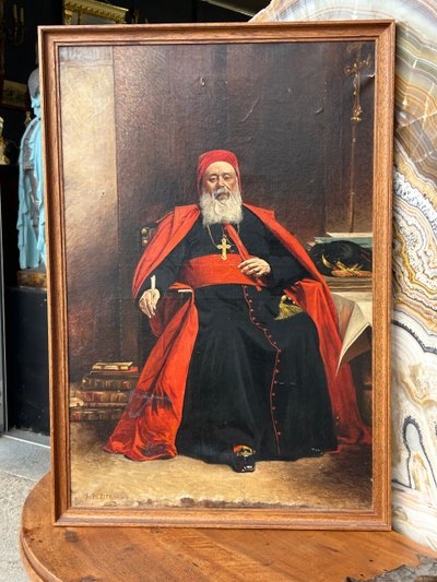 Portrait of Cardinal Charles Lavigerie, Archbishop of Algiers (1825-1892) H Petitmangin 1899