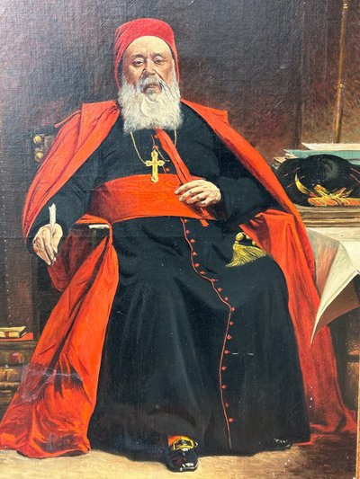 Portrait of Cardinal Charles Lavigerie, Archbishop of Algiers (1825-1892) H Petitmangin 1899