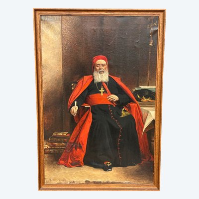 Portrait of Cardinal Charles Lavigerie, Archbishop of Algiers (1825-1892) H Petitmangin 1899