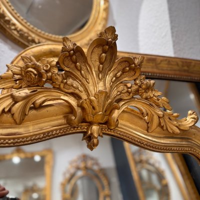 Louis Philippe mirror with pediment Ref. 594/ 87x129