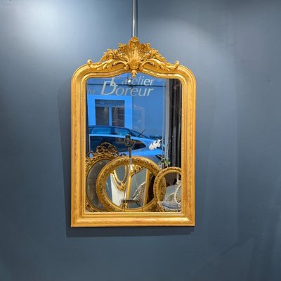 Louis Philippe mirror with pediment Ref. 594/ 87x129