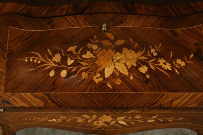 Small Rosewood Lady's Desk, Louis XV style - 2nd half 19th century