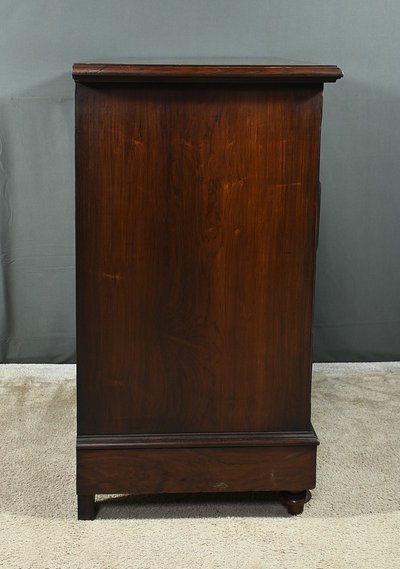 Rosewood veneered chest of drawers, Art Nouveau - 1920