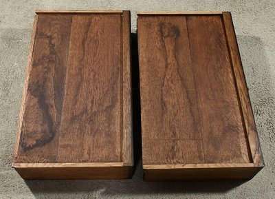 Rosewood veneered chest of drawers, Art Nouveau - 1920