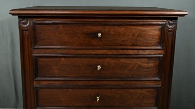 Rosewood veneered chest of drawers, Art Nouveau - 1920