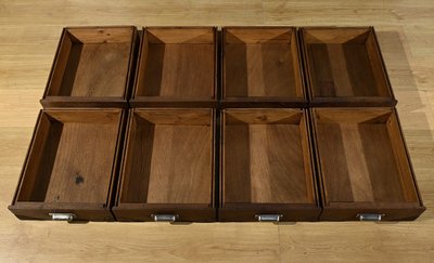 Oak pedestal desk, Art Deco - 1940