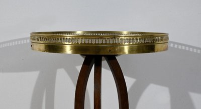 Small mahogany pedestal table, Louis XVI style - 1900