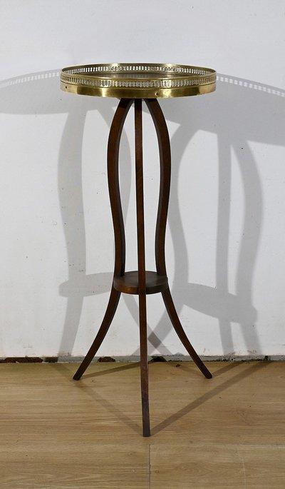 Small mahogany pedestal table, Louis XVI style - 1900