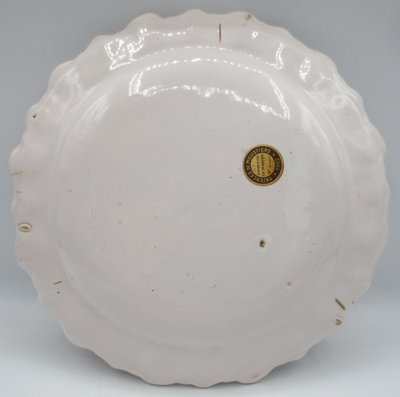 Moustiers plate, 18th century.