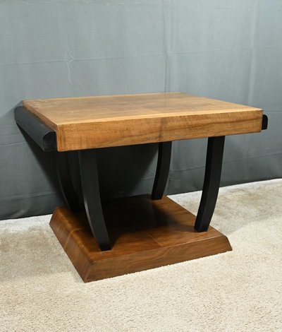 Walnut coffee table, Art Deco - 1930