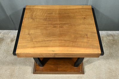 Walnut coffee table, Art Deco - 1930