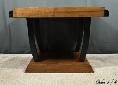 Walnut coffee table, Art Deco - 1930