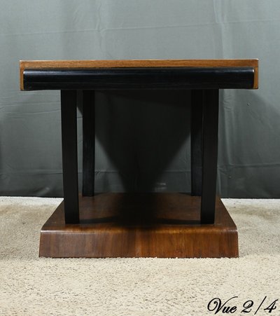 Walnut coffee table, Art Deco - 1930