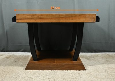 Walnut coffee table, Art Deco - 1930