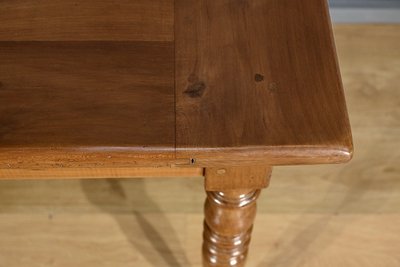 Louis-Philippe table in solid cherry wood - Late 19th century