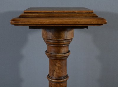 Walnut column, Louis XVI style - 1920