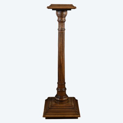 Walnut column, Louis XVI style - 1920