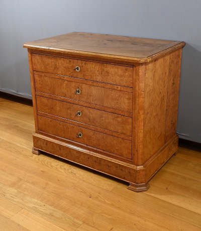 Small Ash chest of drawers - Late 19th century