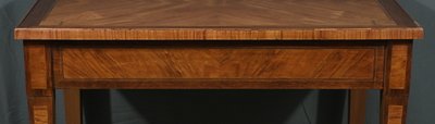 Small Marquetry Table and Desk, Louis XVI style - 2nd half 19th century