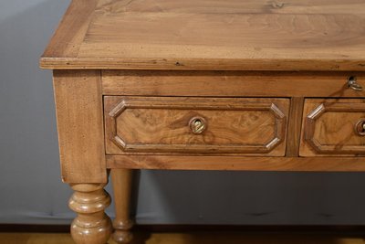 Solid Walnut Sloping Desk, Louis-Philippe Style – Part 2 of the 19th Century