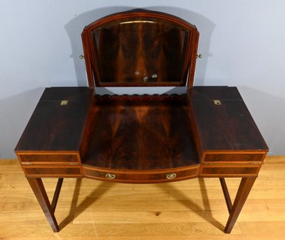 English Mahogany Dressing Table – Early 20th Century