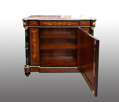 Antique French Napoleon III sideboard, 19th century.