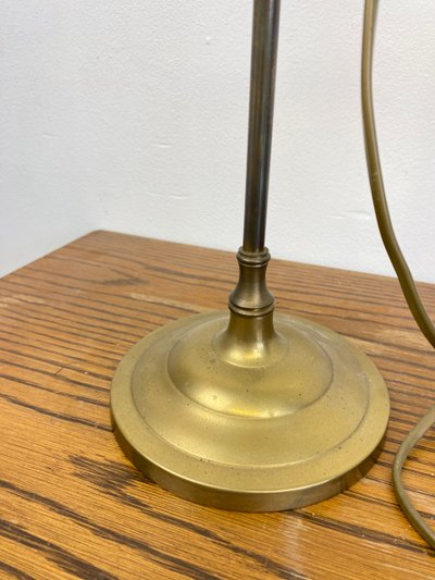 Art Nouveau Tulip Lamp in Gilded Brass Circa 1890