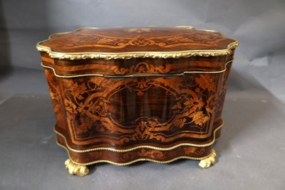 Napoleon III marquetry liqueur cellar