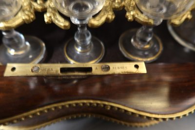 Napoleon III marquetry liqueur cellar