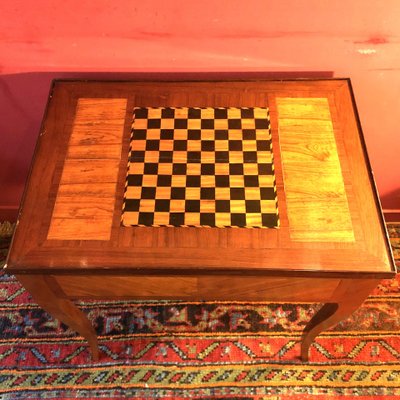 Inlaid games table, Transition period