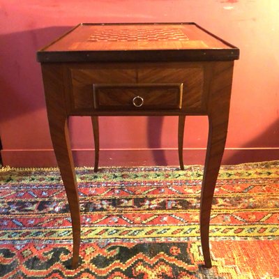 Inlaid games table, Transition period