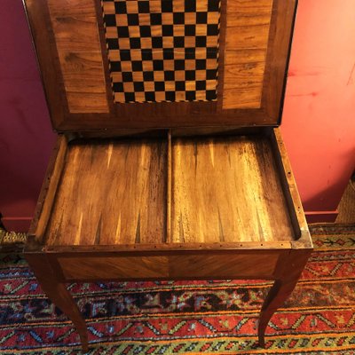 Inlaid games table, Transition period