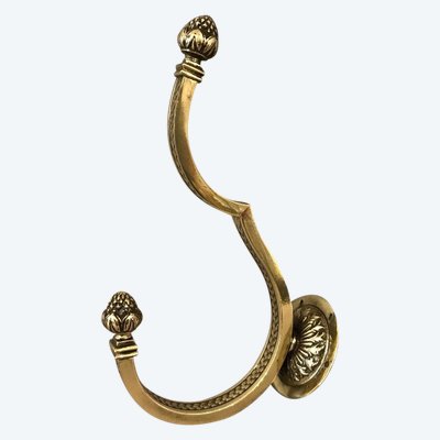 Beautiful and large coat rack, bronze coat hook from the 19th century in Louis XVI style