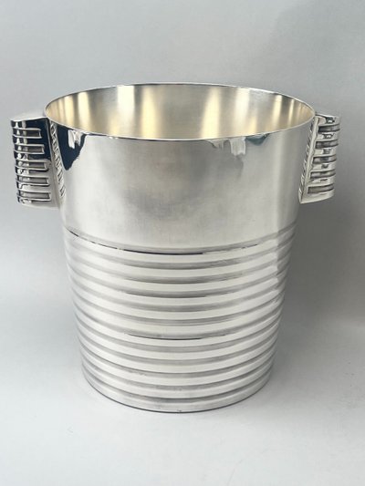 Champagne bucket by Christofle, Ondulation model