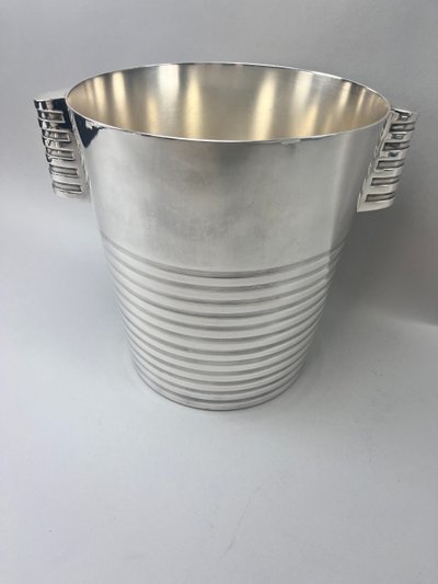 Champagne bucket by Christofle, Ondulation model