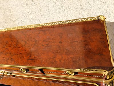 Attributed to H Dasson, Mahogany Cylinder Desk, 19th Century